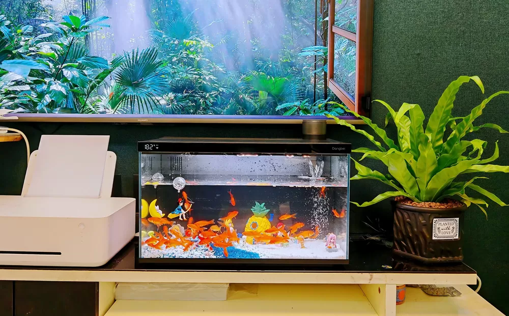 家用桌面小型金鱼智能一体鱼缸